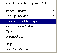Express 3.0 Popup Menu